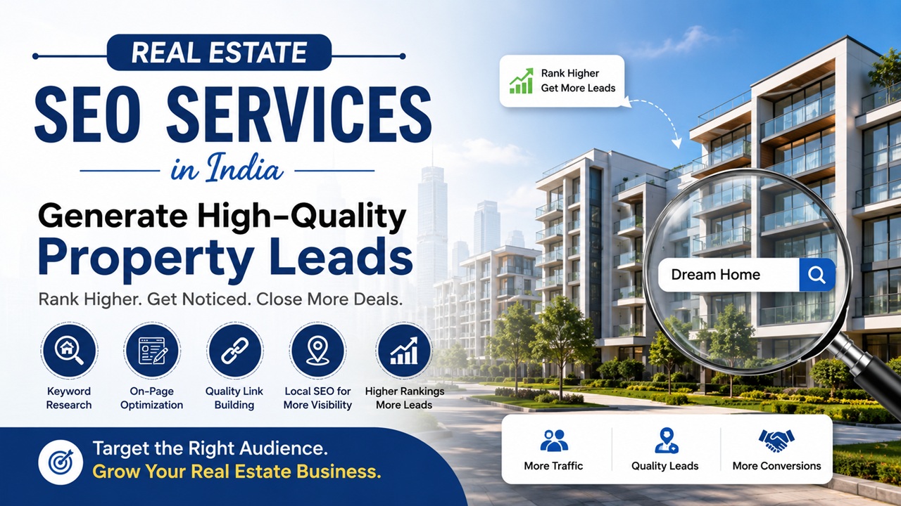 Real Estate SEO Services in India: Generate High-Quality Property Leads