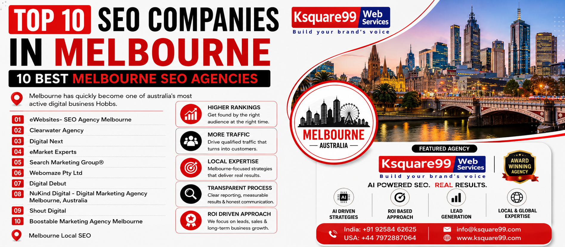 Top SEO Companies in Melbourne | 10 Best Melbourne SEO Agencies