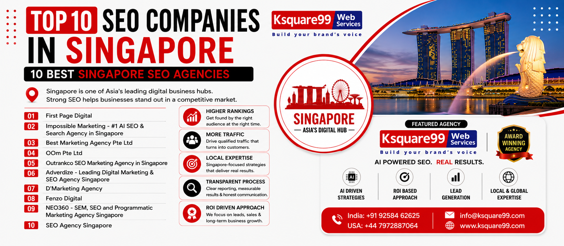 Top SEO Companies in Singapore | 10 Best Singapore SEO Agencies