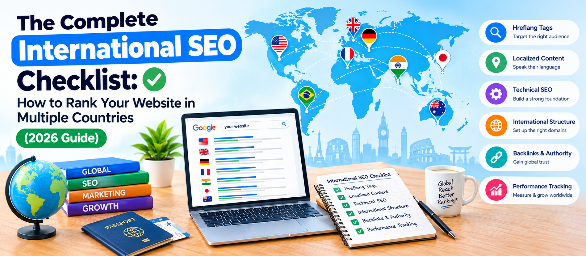 The Complete International SEO Checklist: How to Rank Your Website in Multiple Countries (2026 Guide)